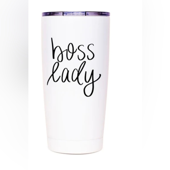sweet water decor Other - BOSS LADY TRAVEL MUG WITH LID